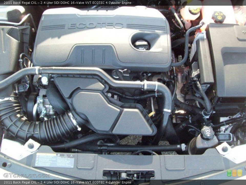2.4 Liter SIDI DOHC 16-Valve VVT ECOTEC 4 Cylinder Engine for the 2011 Buick Regal #51556575