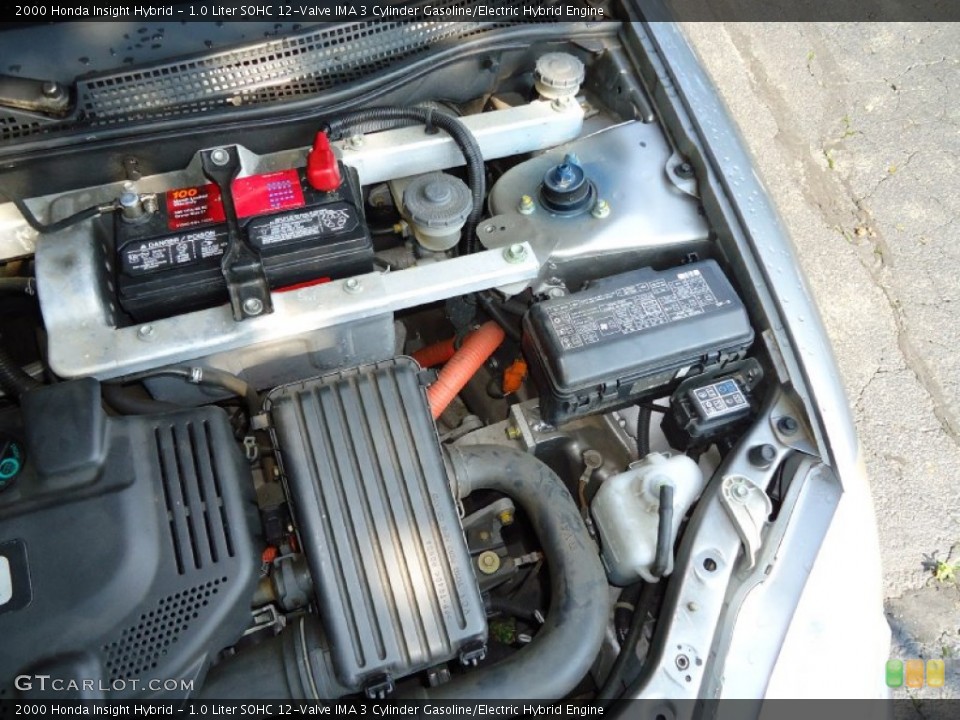 1.0 Liter SOHC 12-Valve IMA 3 Cylinder Gasoline/Electric Hybrid Engine for the 2000 Honda Insight #51559488