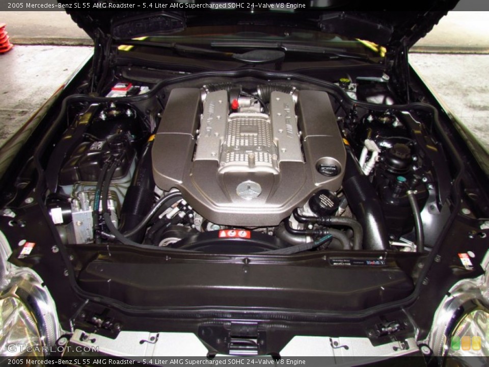 5.4 Liter AMG Supercharged SOHC 24-Valve V8 Engine for the 2005 Mercedes-Benz SL #51561135