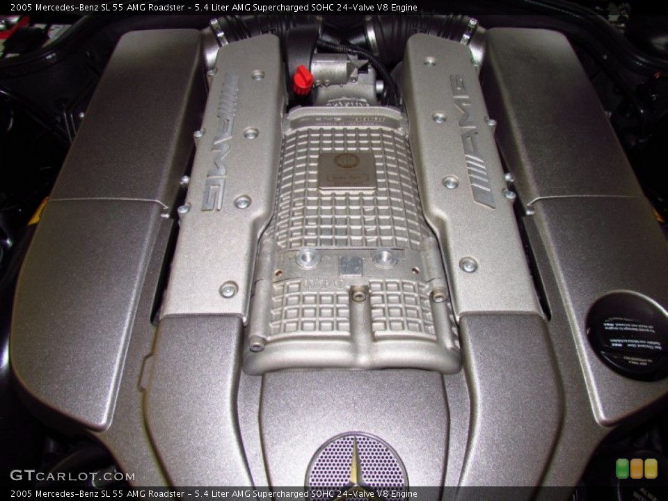 5.4 Liter AMG Supercharged SOHC 24-Valve V8 Engine for the 2005 Mercedes-Benz SL #51561147