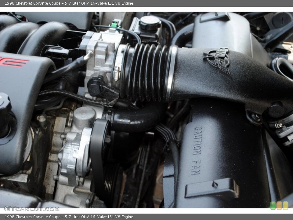 5.7 Liter OHV 16-Valve LS1 V8 Engine for the 1998 Chevrolet Corvette #51561882