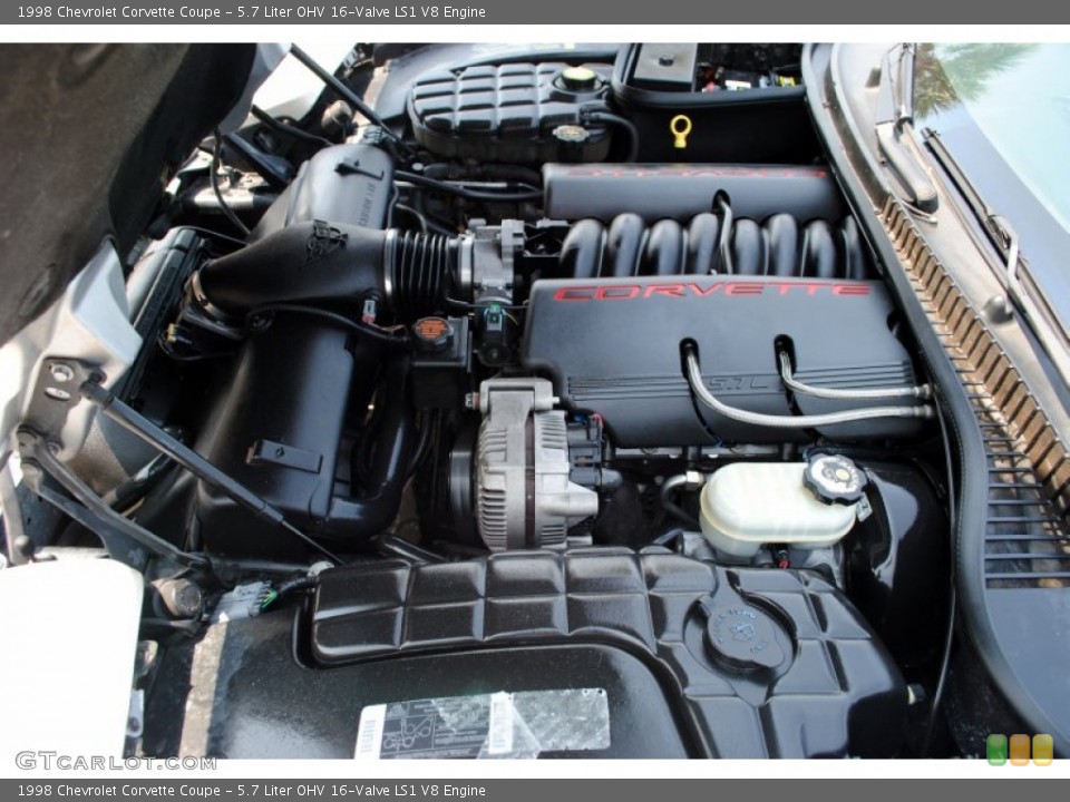 5.7 Liter OHV 16-Valve LS1 V8 Engine for the 1998 Chevrolet Corvette #51561906