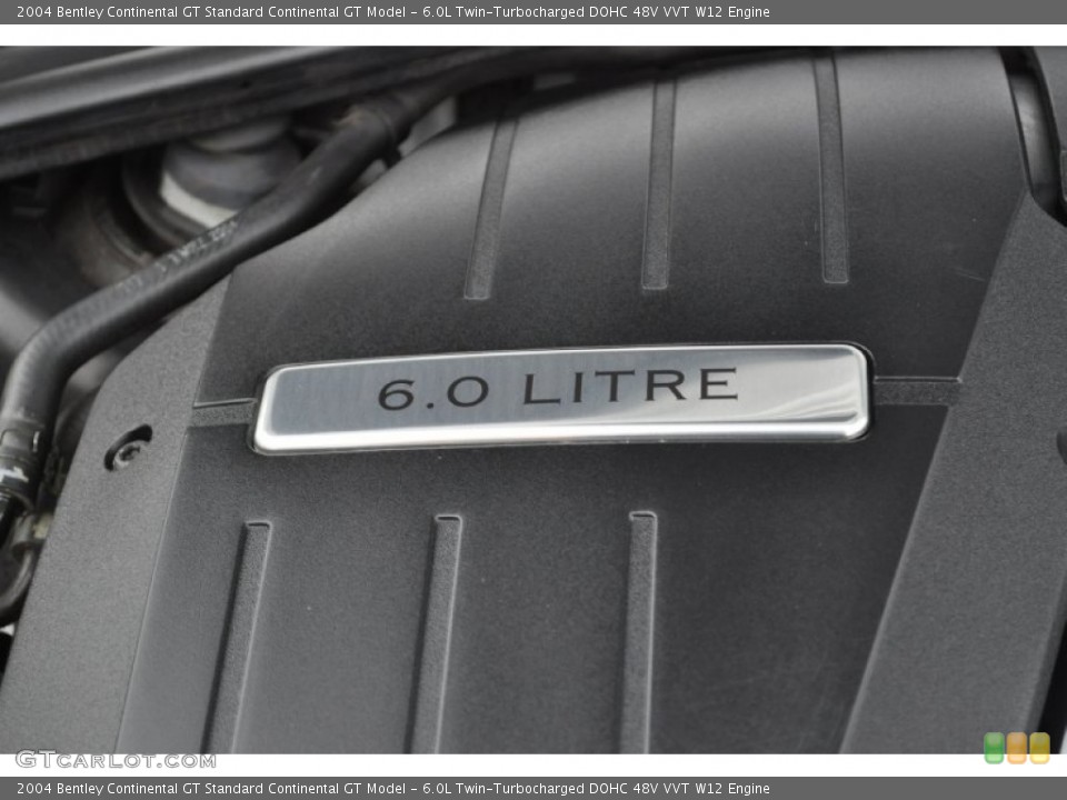 6.0L Twin-Turbocharged DOHC 48V VVT W12 Engine for the 2004 Bentley Continental GT #51576613