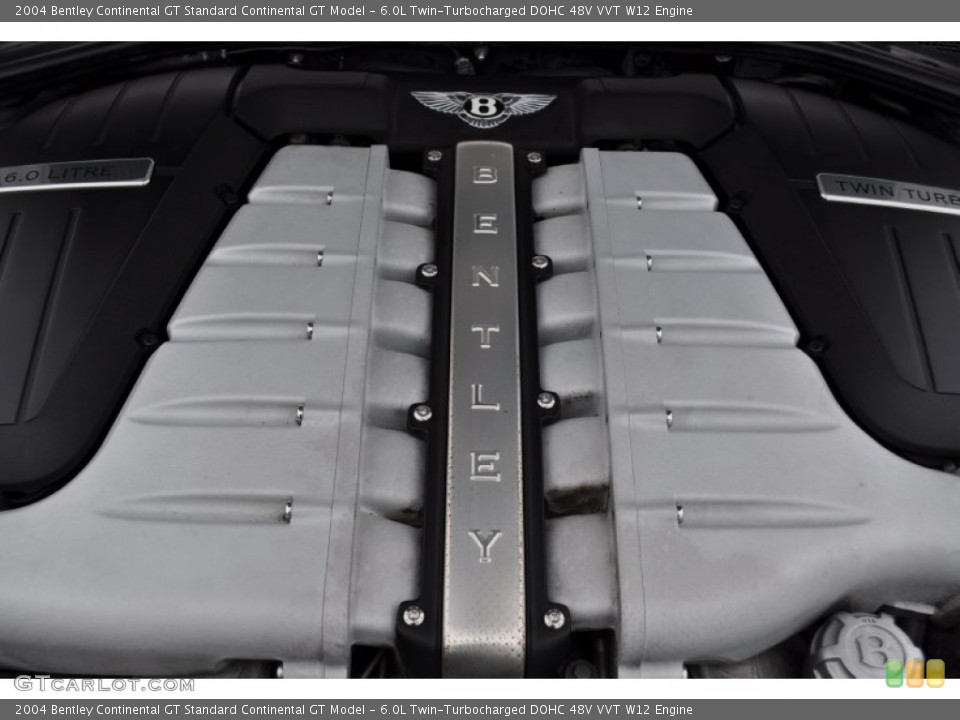 6.0L Twin-Turbocharged DOHC 48V VVT W12 Engine for the 2004 Bentley Continental GT #51576640