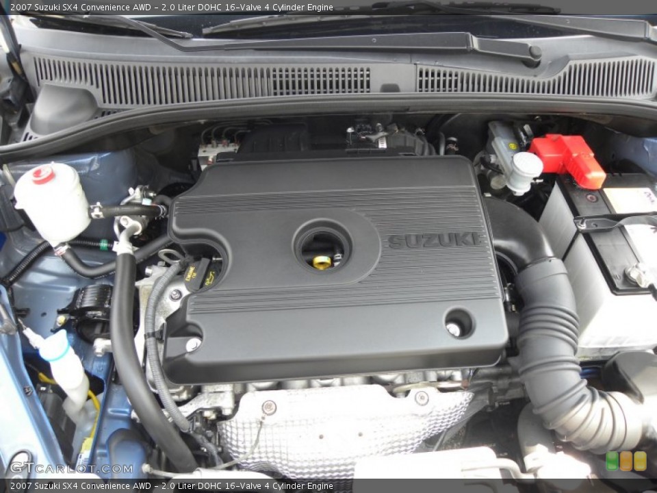 2.0 Liter DOHC 16-Valve 4 Cylinder Engine for the 2007 Suzuki SX4 #51578593