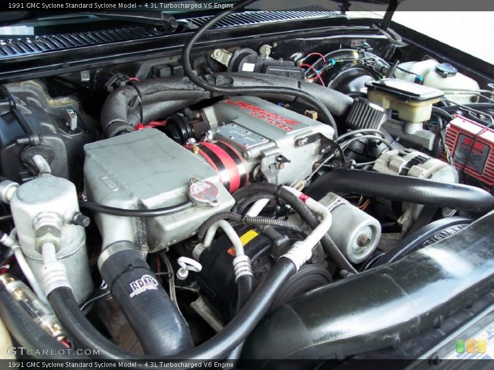 4.3L Turbocharged V6 1991 GMC Syclone Engine