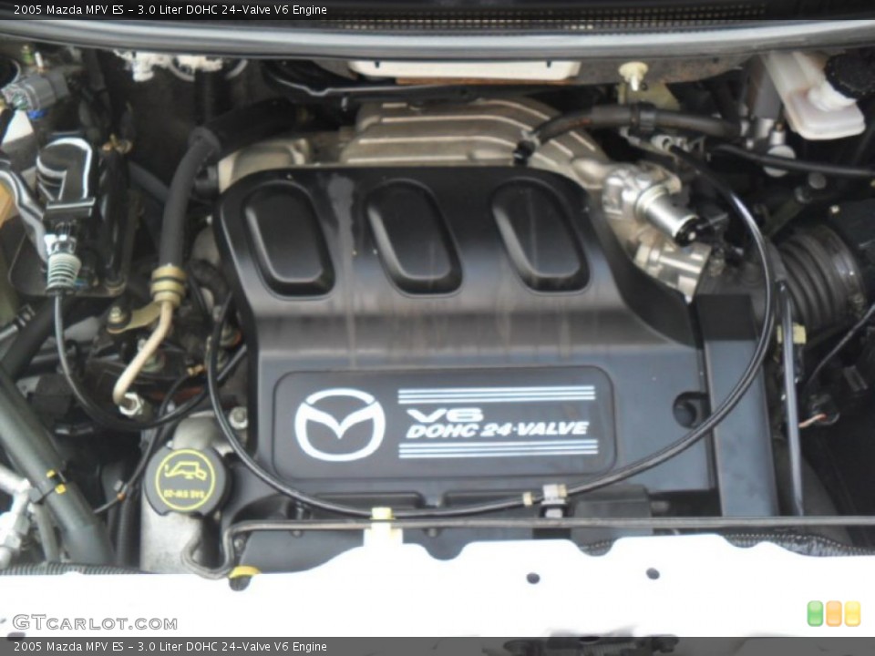 3.0 Liter DOHC 24-Valve V6 2005 Mazda MPV Engine