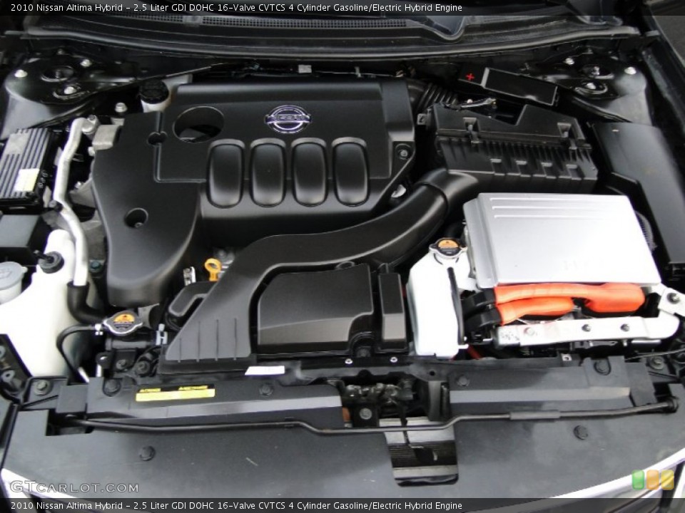 2.5 Liter GDI DOHC 16-Valve CVTCS 4 Cylinder Gasoline/Electric Hybrid Engine for the 2010 Nissan Altima #51604903