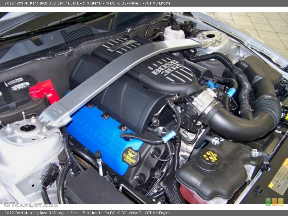 5.0 Liter Hi-Po DOHC 32-Valve Ti-VCT V8 Engine for the 2012 Ford Mustang #51614680