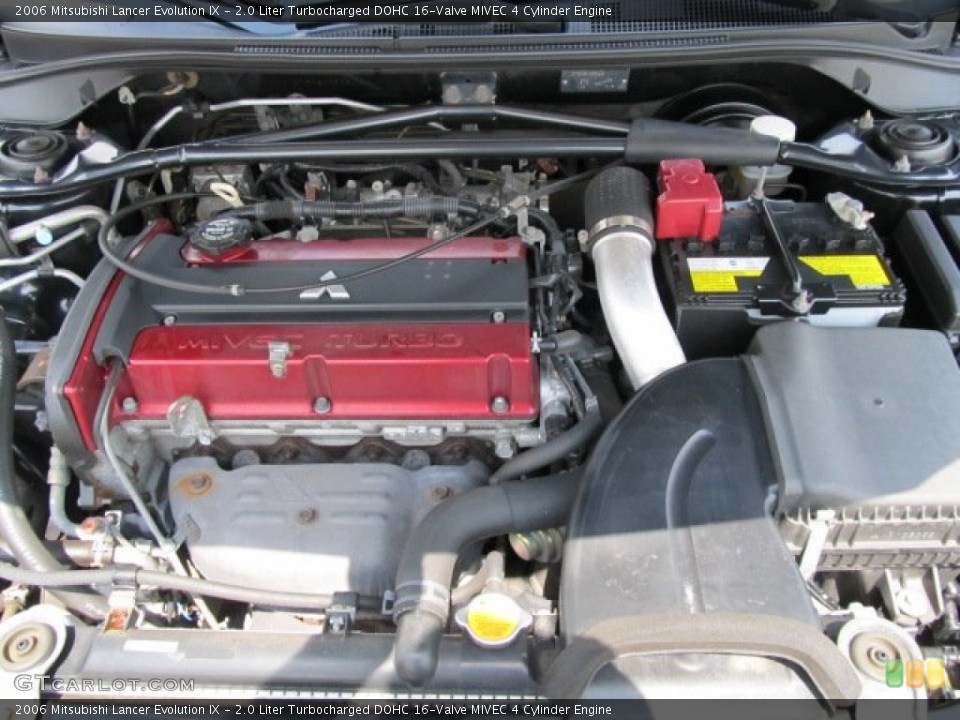 2.0 Liter Turbocharged DOHC 16-Valve MIVEC 4 Cylinder Engine for the 2006 Mitsubishi Lancer Evolution #51623821