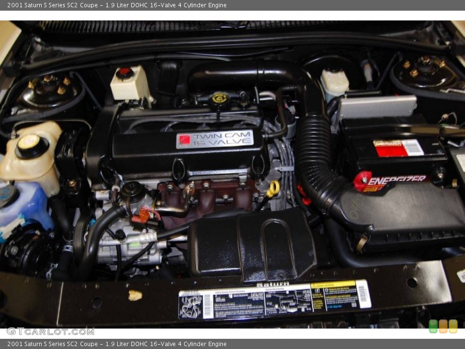 1.9 Liter DOHC 16-Valve 4 Cylinder Engine for the 2001 Saturn S Series #51624463