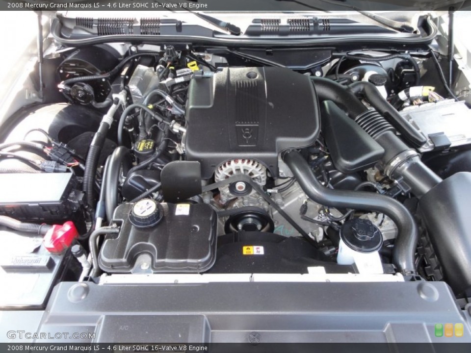 4.6 Liter SOHC 16-Valve V8 Engine for the 2008 Mercury Grand Marquis #51630808
