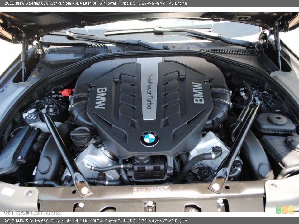 4.4 Liter DI TwinPower Turbo DOHC 32-Valve VVT V8 Engine for the 2012 BMW 6 Series #51645310
