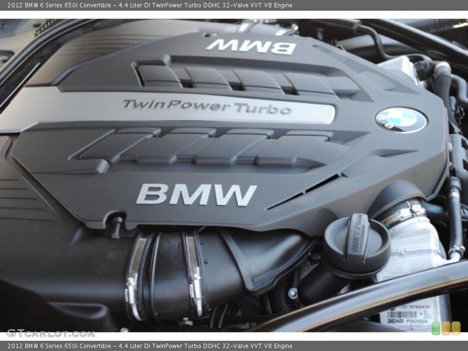 4.4 Liter DI TwinPower Turbo DOHC 32-Valve VVT V8 Engine for the 2012 BMW 6 Series #51645325