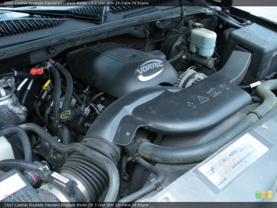 5.3 Liter OHV 16-Valve V8 Engine for the 2002 Cadillac Escalade #51648166