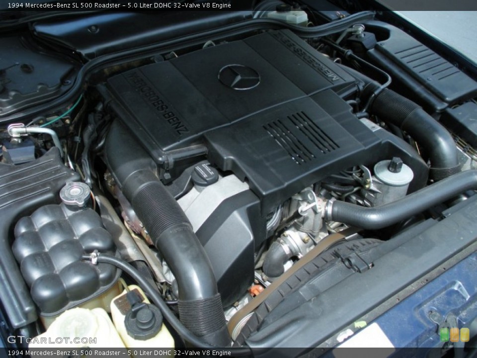 5.0 Liter DOHC 32-Valve V8 Engine for the 1994 Mercedes-Benz SL #51652696