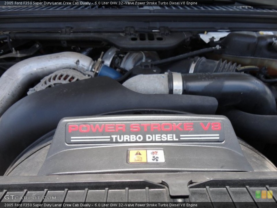 6.0 Liter OHV 32-Valve Power Stroke Turbo Diesel V8 Engine for the 2005 Ford F350 Super Duty #51664105