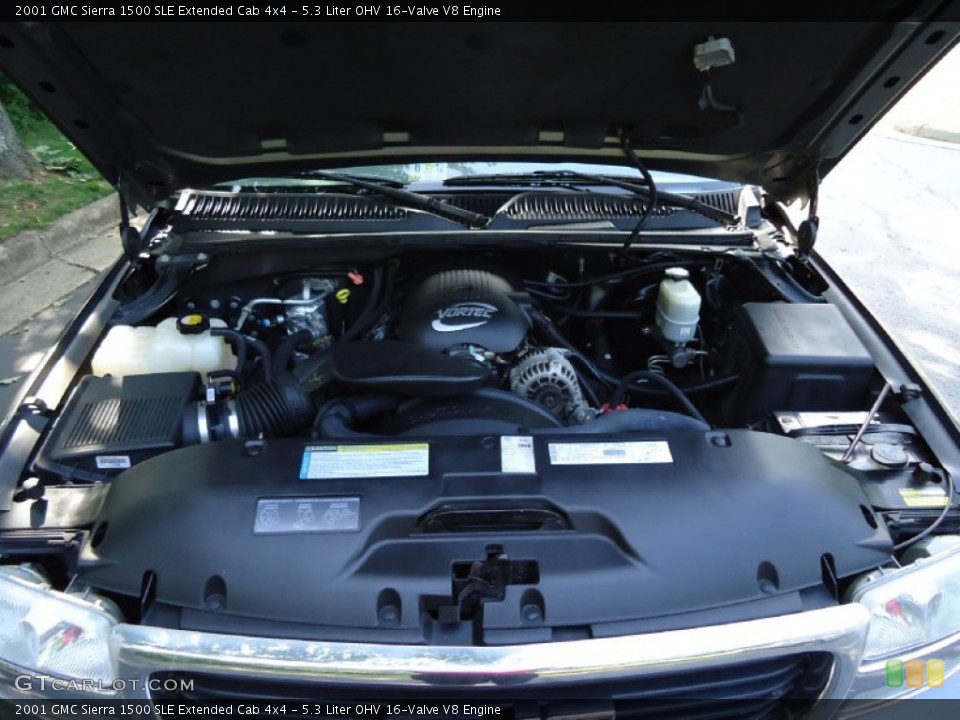 5.3 Liter OHV 16-Valve V8 Engine for the 2001 GMC Sierra 1500 #51667687