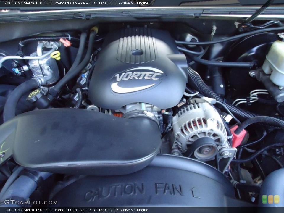 5.3 Liter OHV 16-Valve V8 Engine for the 2001 GMC Sierra 1500 #51667690