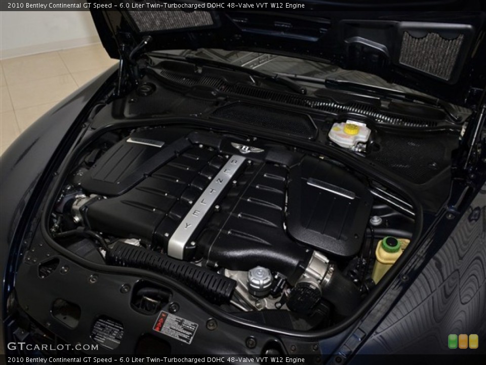 6.0 Liter Twin-Turbocharged DOHC 48-Valve VVT W12 Engine for the 2010 Bentley Continental GT #51670578