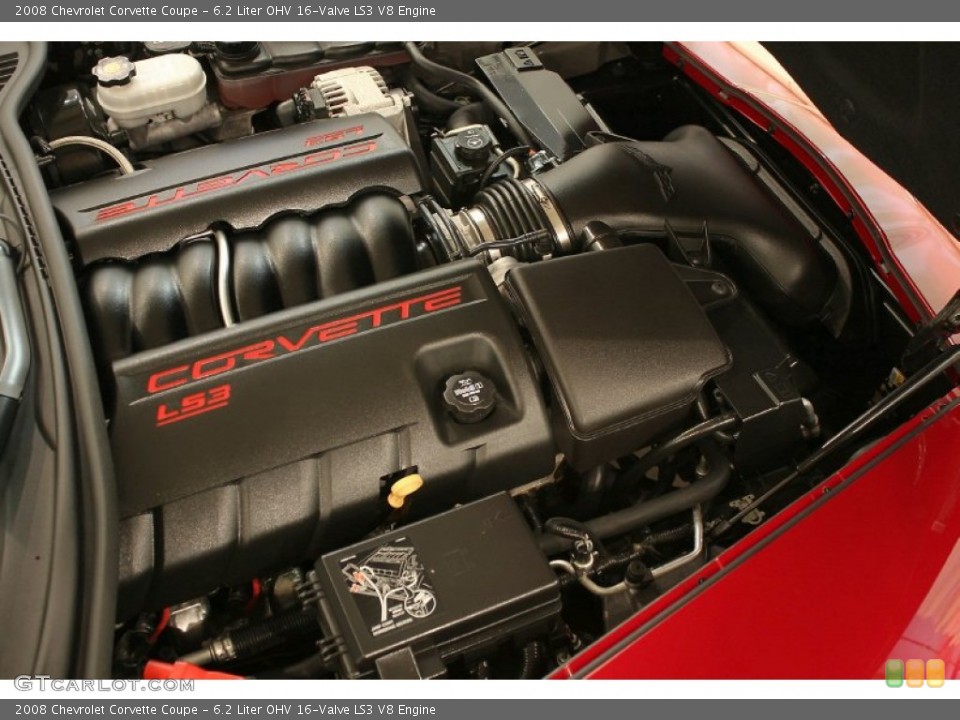 6.2 Liter OHV 16-Valve LS3 V8 Engine for the 2008 Chevrolet Corvette #51671376