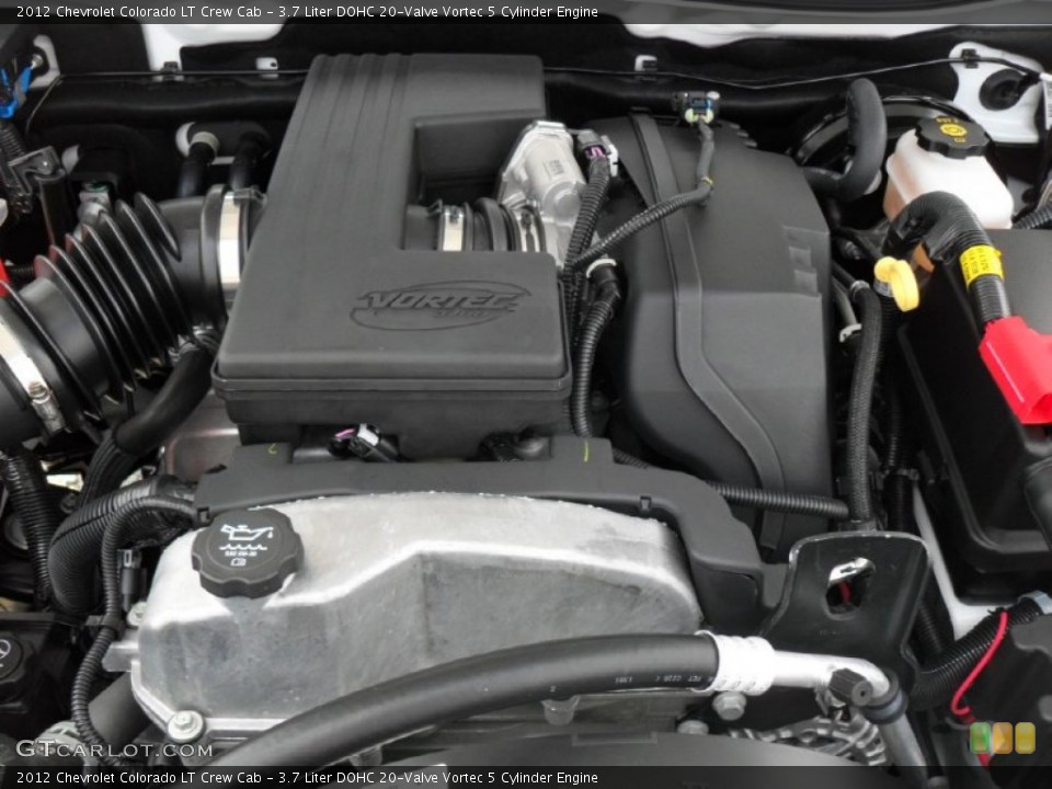 3.7 Liter DOHC 20-Valve Vortec 5 Cylinder Engine for the 2012 Chevrolet Colorado #51675543