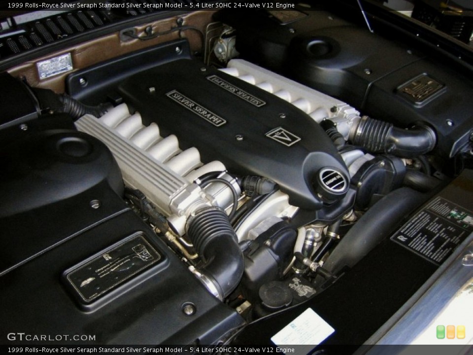 5.4 Liter SOHC 24-Valve V12 Engine for the 1999 Rolls-Royce Silver Seraph #51675897