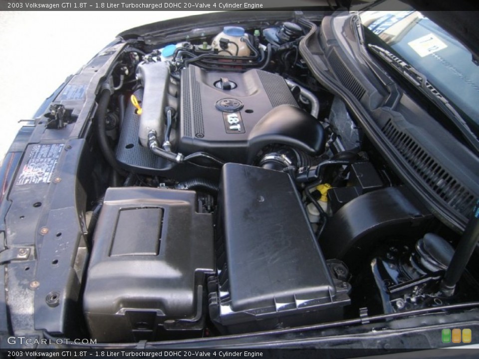 1.8 Liter Turbocharged DOHC 20-Valve 4 Cylinder Engine for the 2003 Volkswagen GTI #51695260