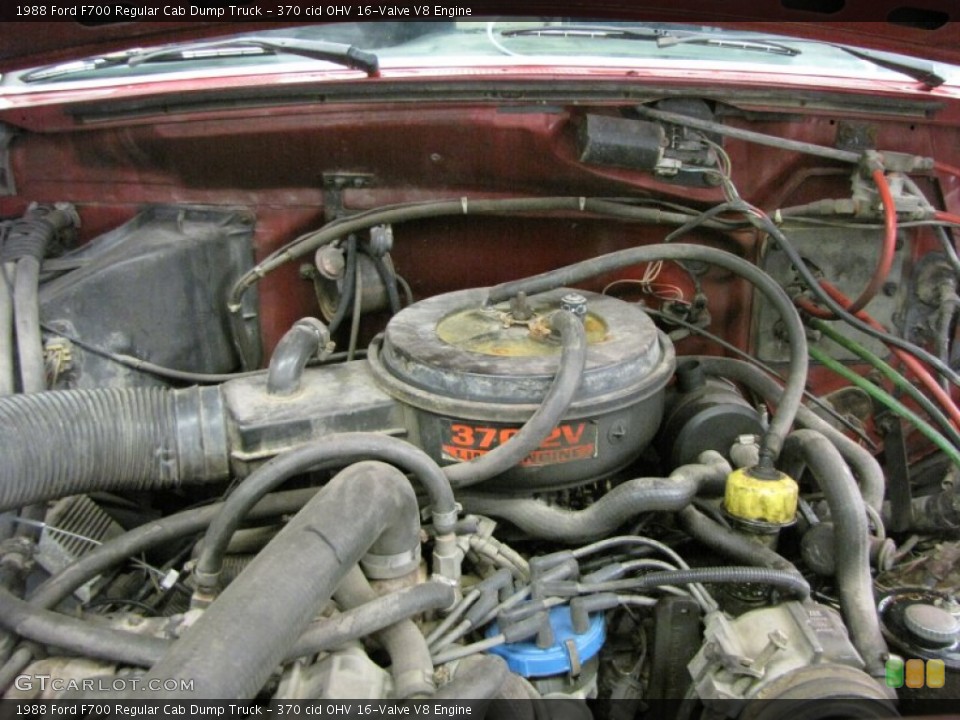 370 cid OHV 16-Valve V8 Engine for the 1988 Ford F700 #51696550