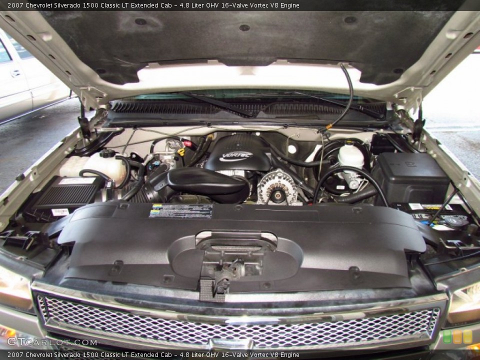 4.8 Liter OHV 16-Valve Vortec V8 Engine for the 2007 Chevrolet Silverado 1500 #51700042
