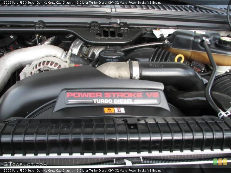 6.0 Liter Turbo Diesel OHV 32 Valve Power Stroke V8 Engine for the 2006 Ford F350 Super Duty #51703492