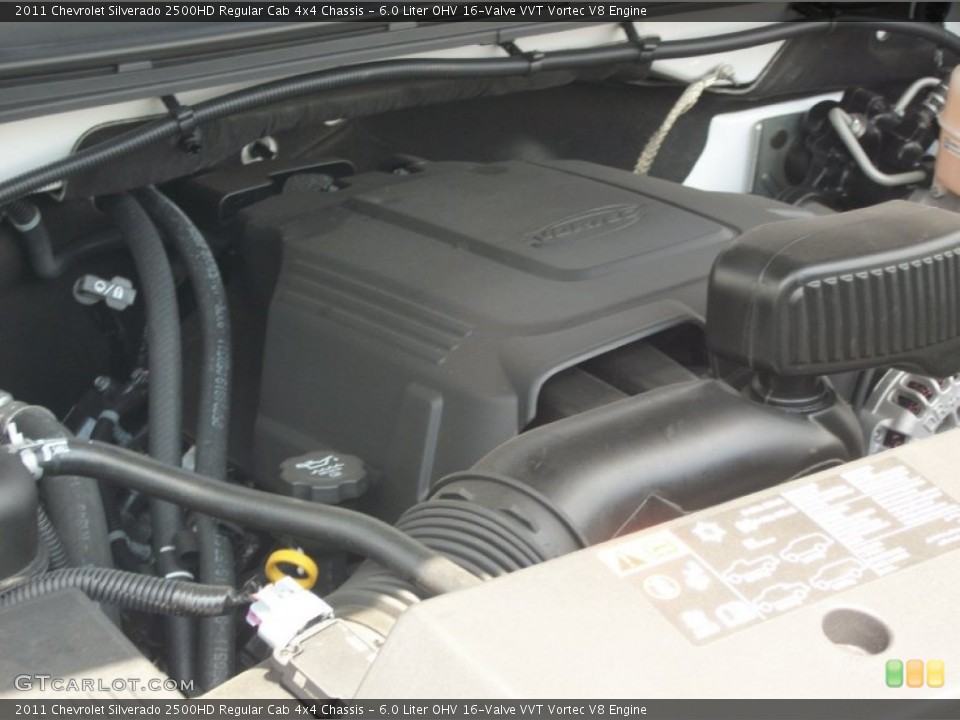6.0 Liter OHV 16-Valve VVT Vortec V8 Engine for the 2011 Chevrolet Silverado 2500HD #51706297