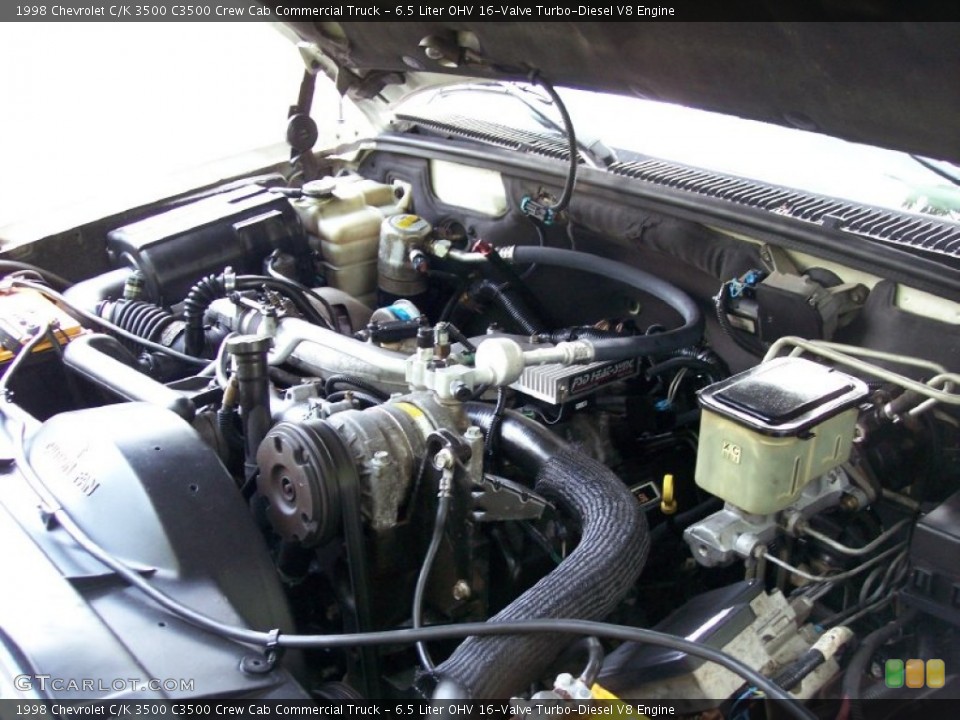 6.5 Liter OHV 16-Valve Turbo-Diesel V8 Engine for the 1998 Chevrolet C/K 3500 #51707587