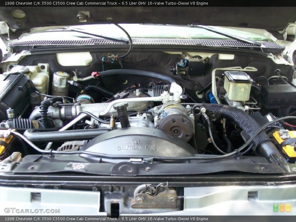 6.5 Liter OHV 16-Valve Turbo-Diesel V8 Engine for the 1998 Chevrolet C/K 3500 #51707632
