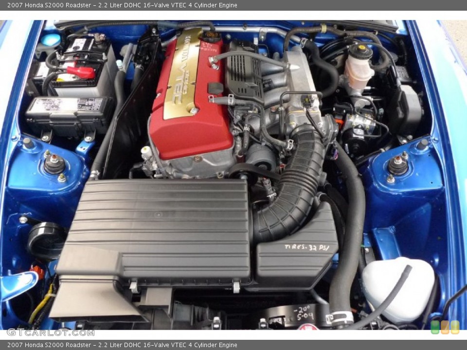2.2 Liter DOHC 16-Valve VTEC 4 Cylinder Engine for the 2007 Honda S2000 #51710077