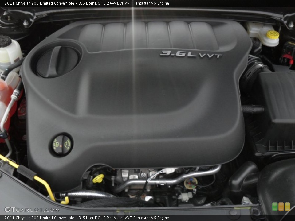 3.6 Liter DOHC 24-Valve VVT Pentastar V6 Engine for the 2011 Chrysler 200 #51725344