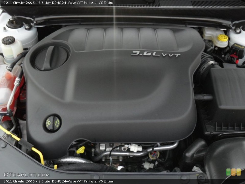 3.6 Liter DOHC 24-Valve VVT Pentastar V6 Engine for the 2011 Chrysler 200 #51725752