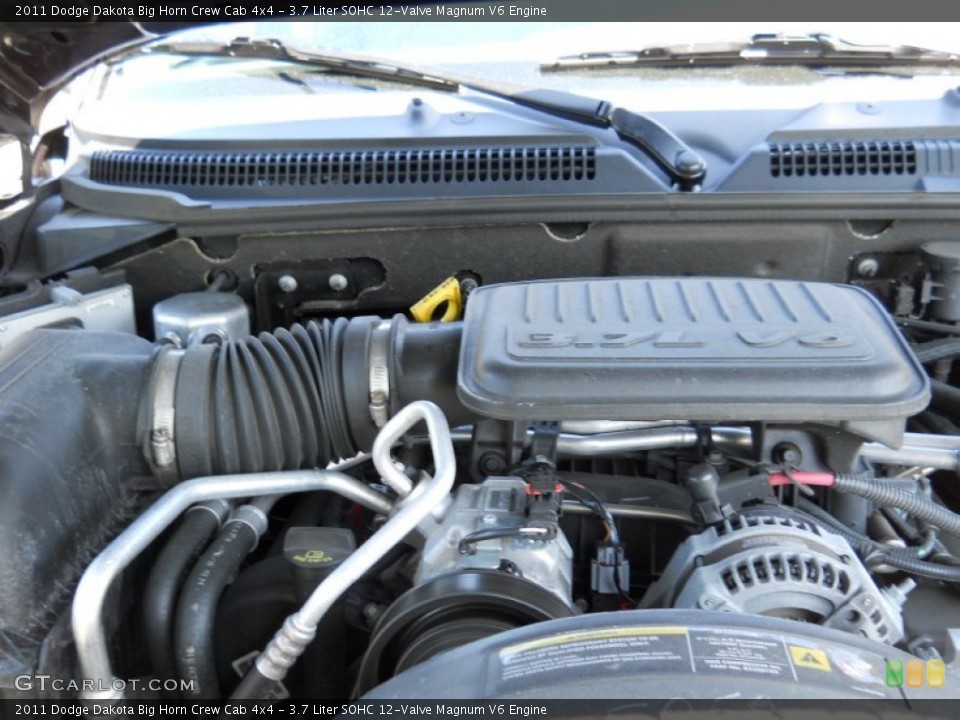 3.7 Liter SOHC 12-Valve Magnum V6 Engine for the 2011 Dodge Dakota #51739732