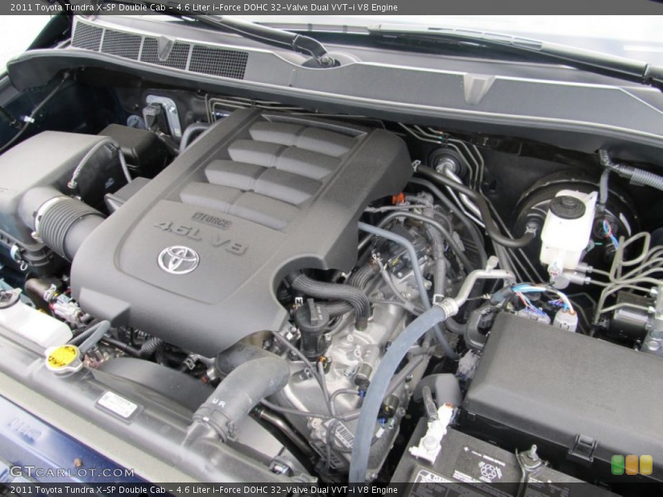 4.6 Liter i-Force DOHC 32-Valve Dual VVT-i V8 Engine for the 2011 Toyota Tundra #51742063