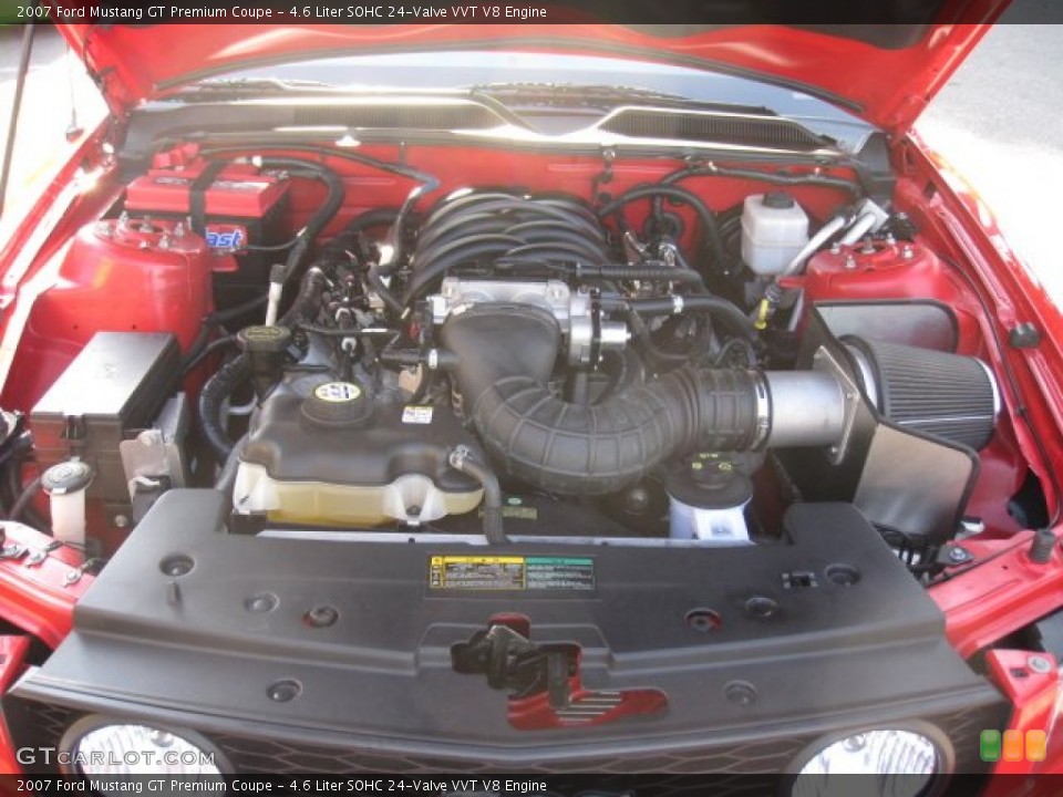 4.6 Liter SOHC 24-Valve VVT V8 Engine for the 2007 Ford Mustang #51747343