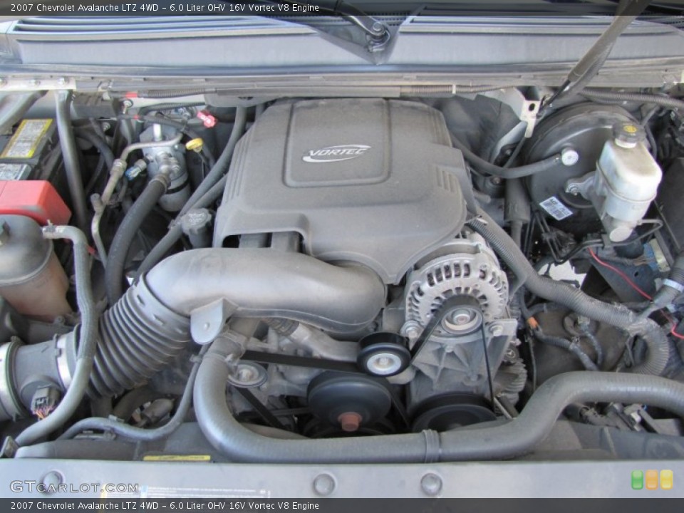 6.0 Liter OHV 16V Vortec V8 Engine for the 2007 Chevrolet Avalanche #51748207