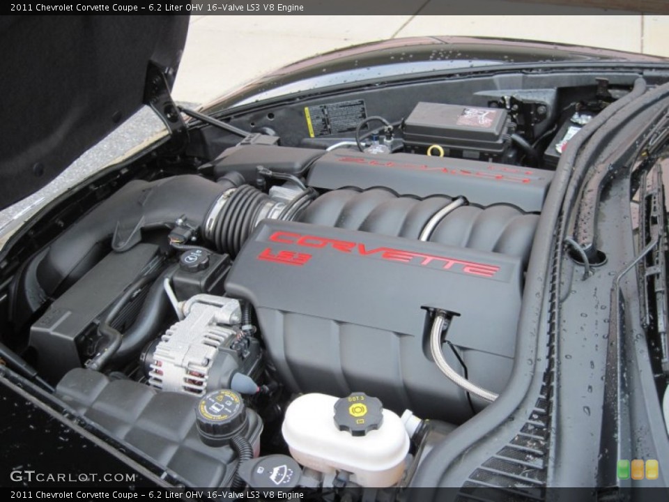 6.2 Liter OHV 16-Valve LS3 V8 Engine for the 2011 Chevrolet Corvette #51752356