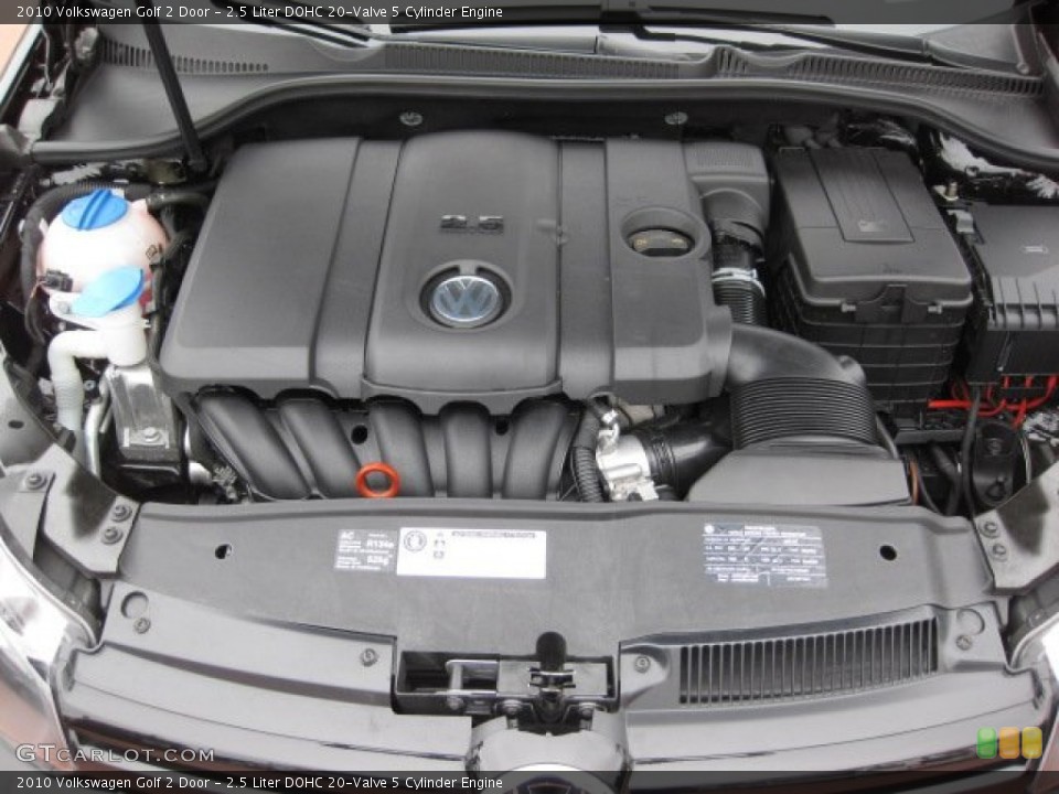 2.5 Liter DOHC 20-Valve 5 Cylinder Engine for the 2010 Volkswagen Golf #51753553