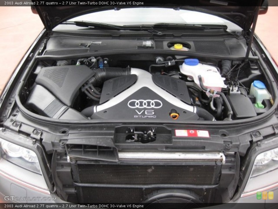2.7 Liter Twin-Turbo DOHC 30-Valve V6 Engine for the 2003 Audi Allroad #51754009