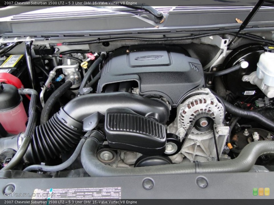 5.3 Liter OHV 16-Valve Vortec V8 Engine for the 2007 Chevrolet Suburban #51754555