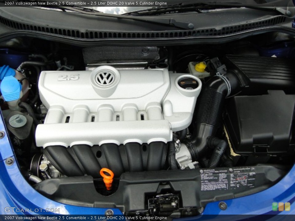 2.5 Liter DOHC 20 Valve 5 Cylinder Engine for the 2007 Volkswagen New Beetle #51755092