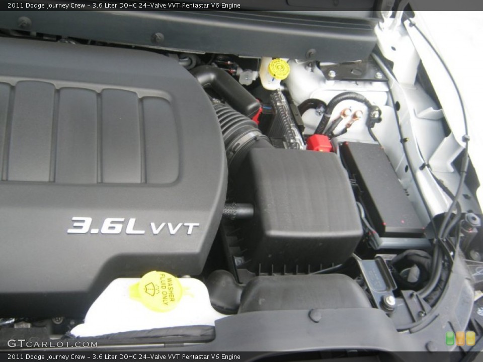 3.6 Liter DOHC 24-Valve VVT Pentastar V6 Engine for the 2011 Dodge Journey #51755398