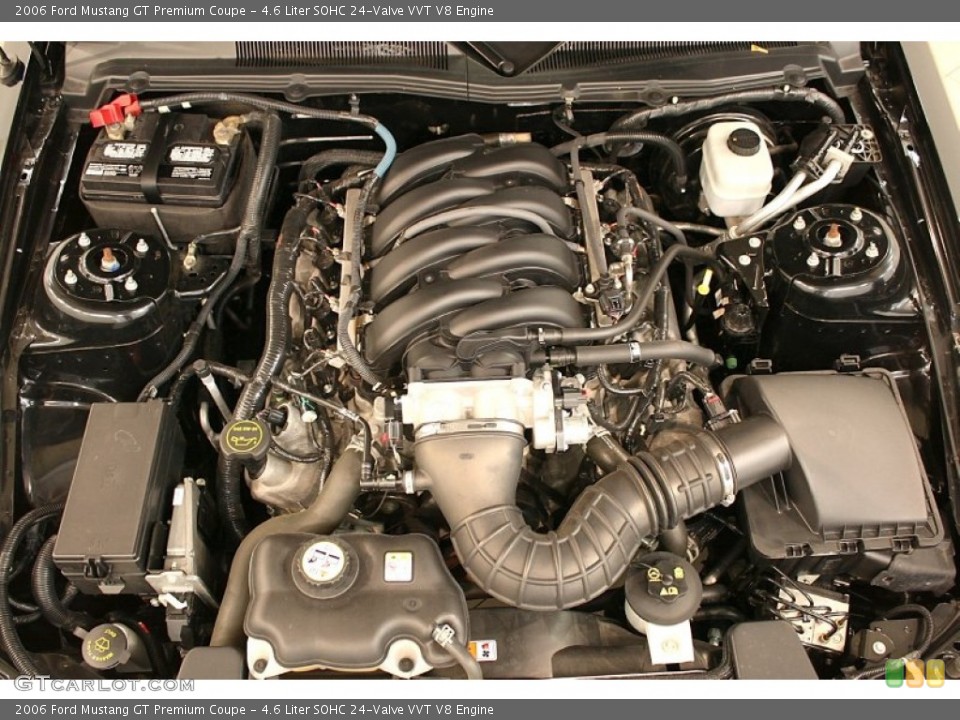 4.6 Liter SOHC 24-Valve VVT V8 Engine for the 2006 Ford Mustang #51759130