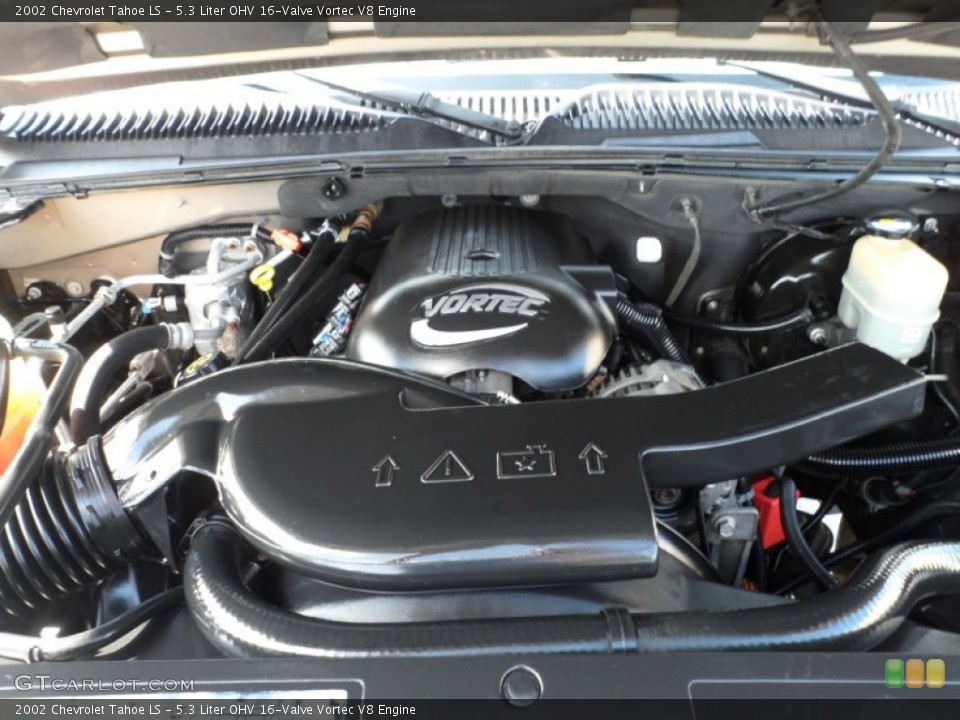 5.3 Liter OHV 16-Valve Vortec V8 2002 Chevrolet Tahoe Engine