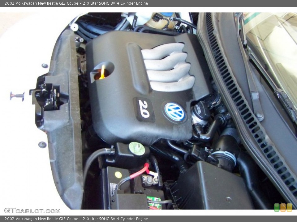 2.0 Liter SOHC 8V 4 Cylinder Engine for the 2002 Volkswagen New Beetle #51769097